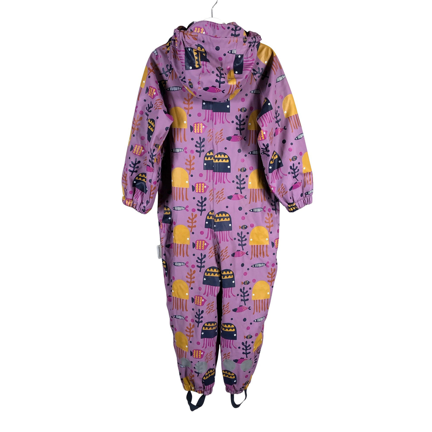 Unisex Jonathan - Rain overall, size 104 - 110 - Violet (2)