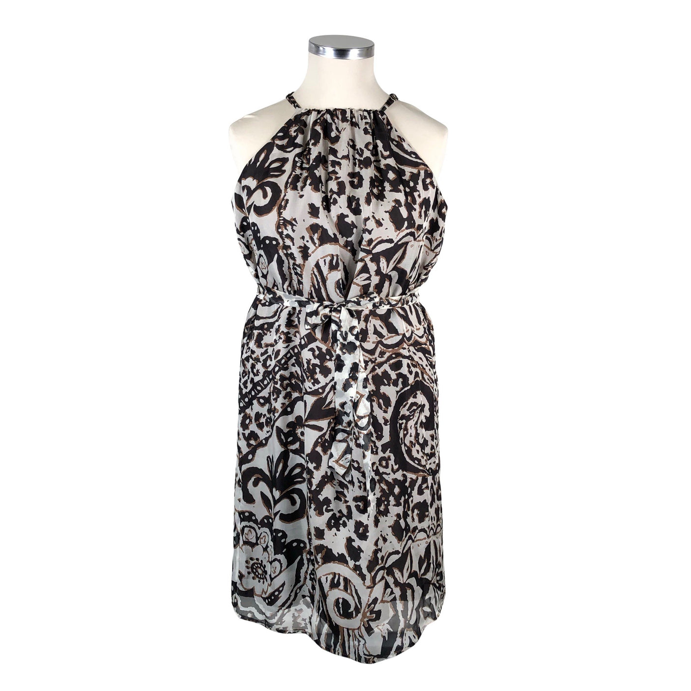 Unisex Esprit - Schiffon dress, size 44 - Beige (1)
