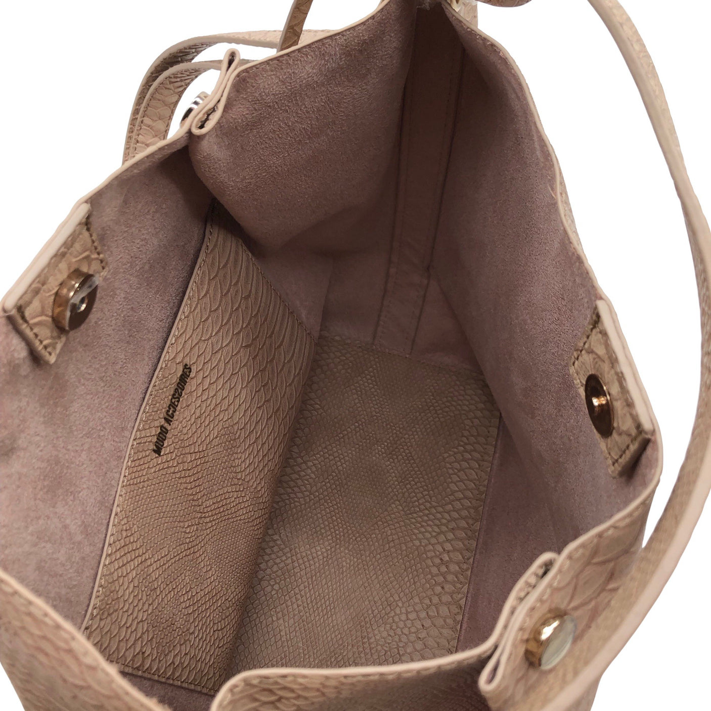 Unisex Mudo Accessoires - Handbag, size Maxi - Beige (3)