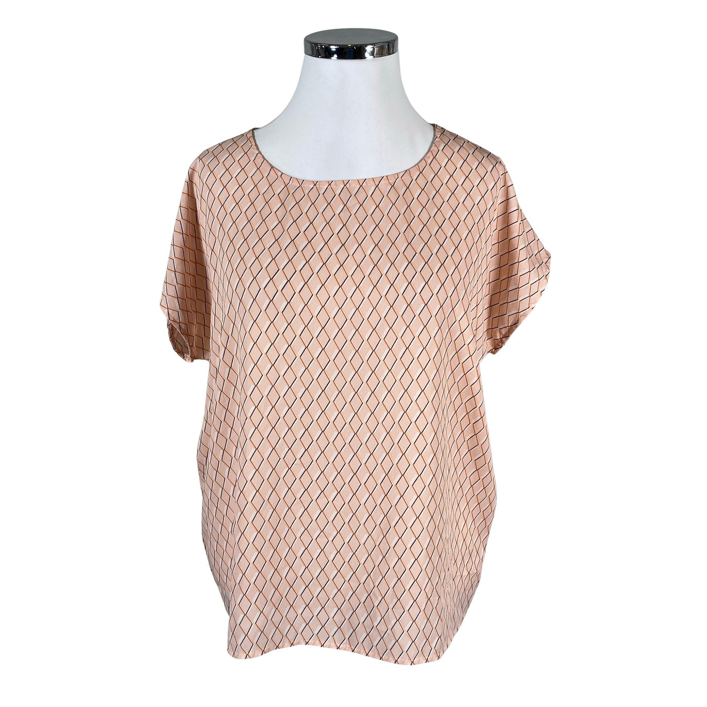 Unisex Saint Tropez - Short-sleeved blouse, size 42 - Light pink (1)