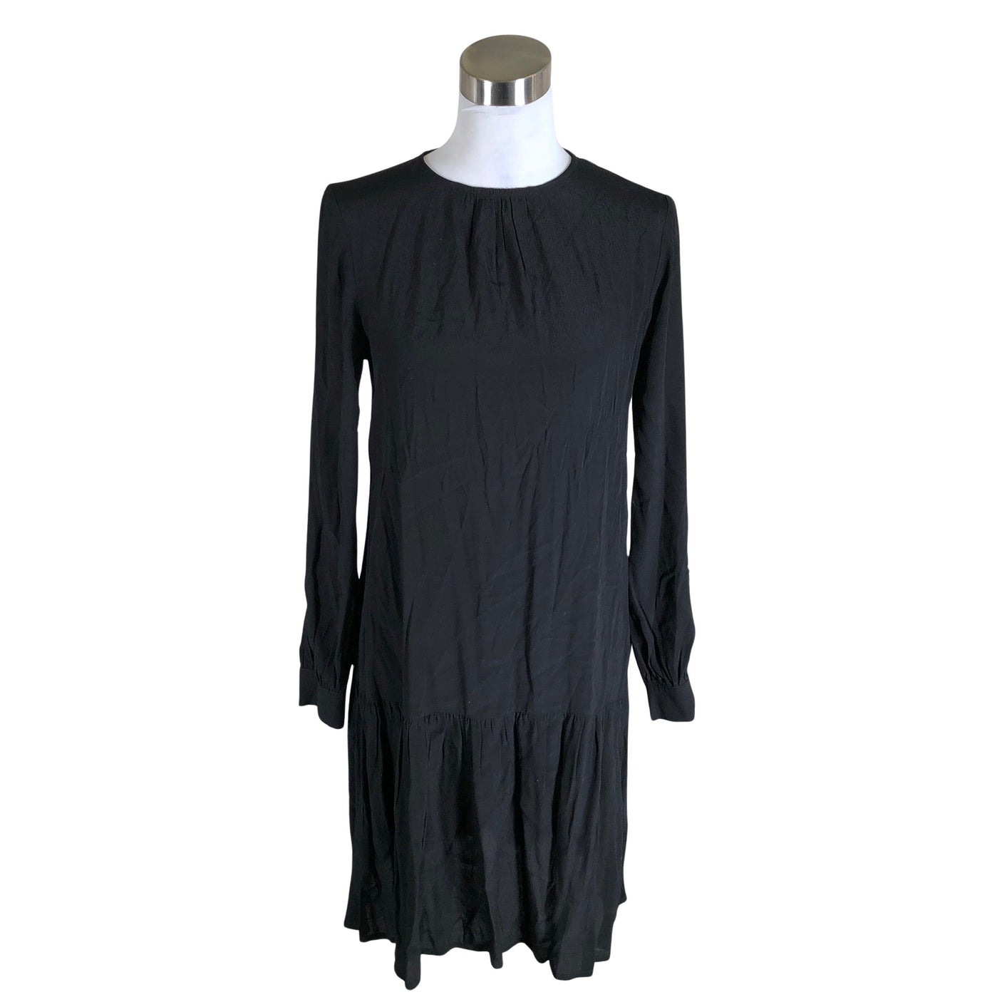 Unisex Esprit - Schiffon dress, size 34 - Black (1)