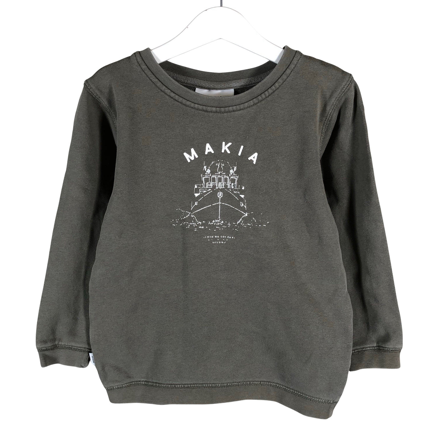 Unisex Makia - Sweatshirt, size 110 - 116 - Green (1)