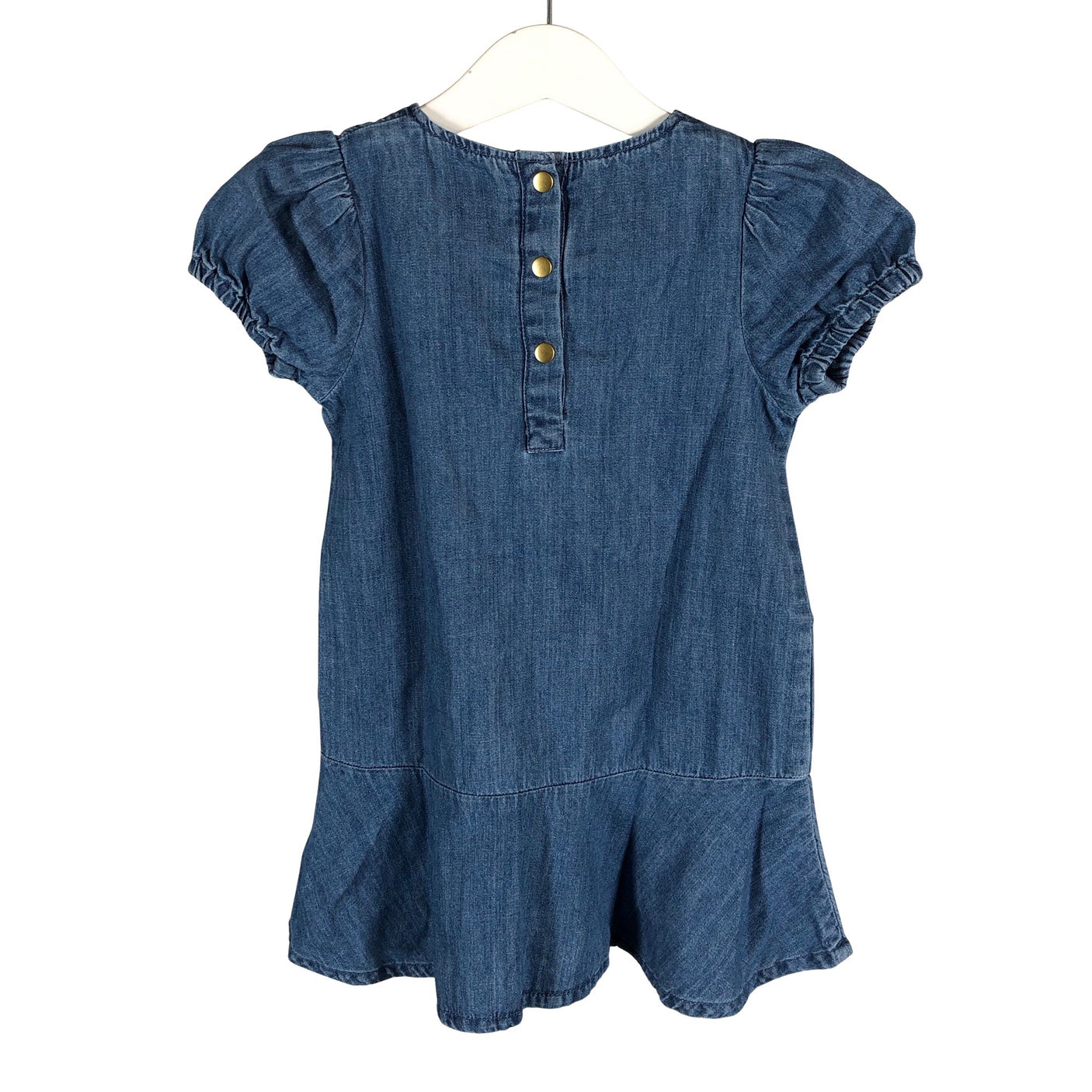 Unisex Polarn O. Pyret - Denim dress, size 86 - 92 - Blue (2)