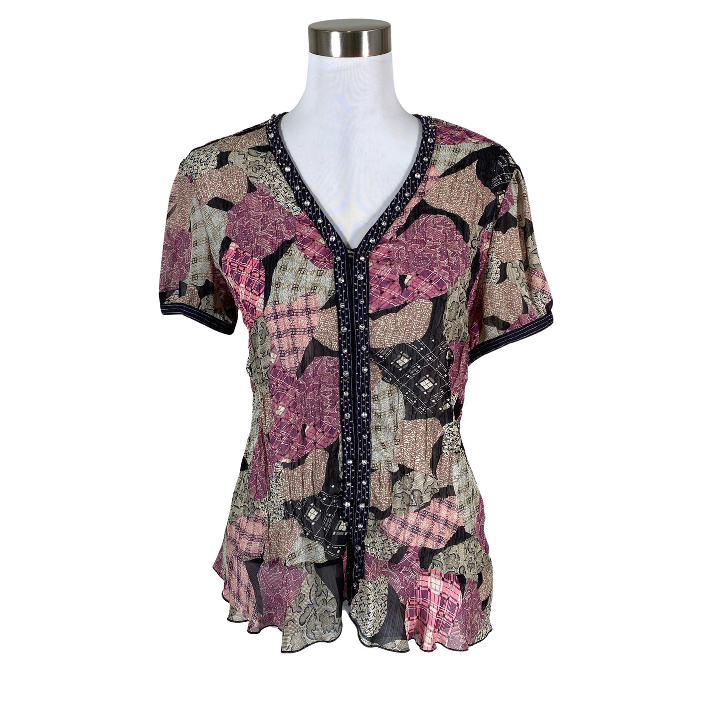 Unisex Kriss - Party shirt, size 40 - Violet (1)