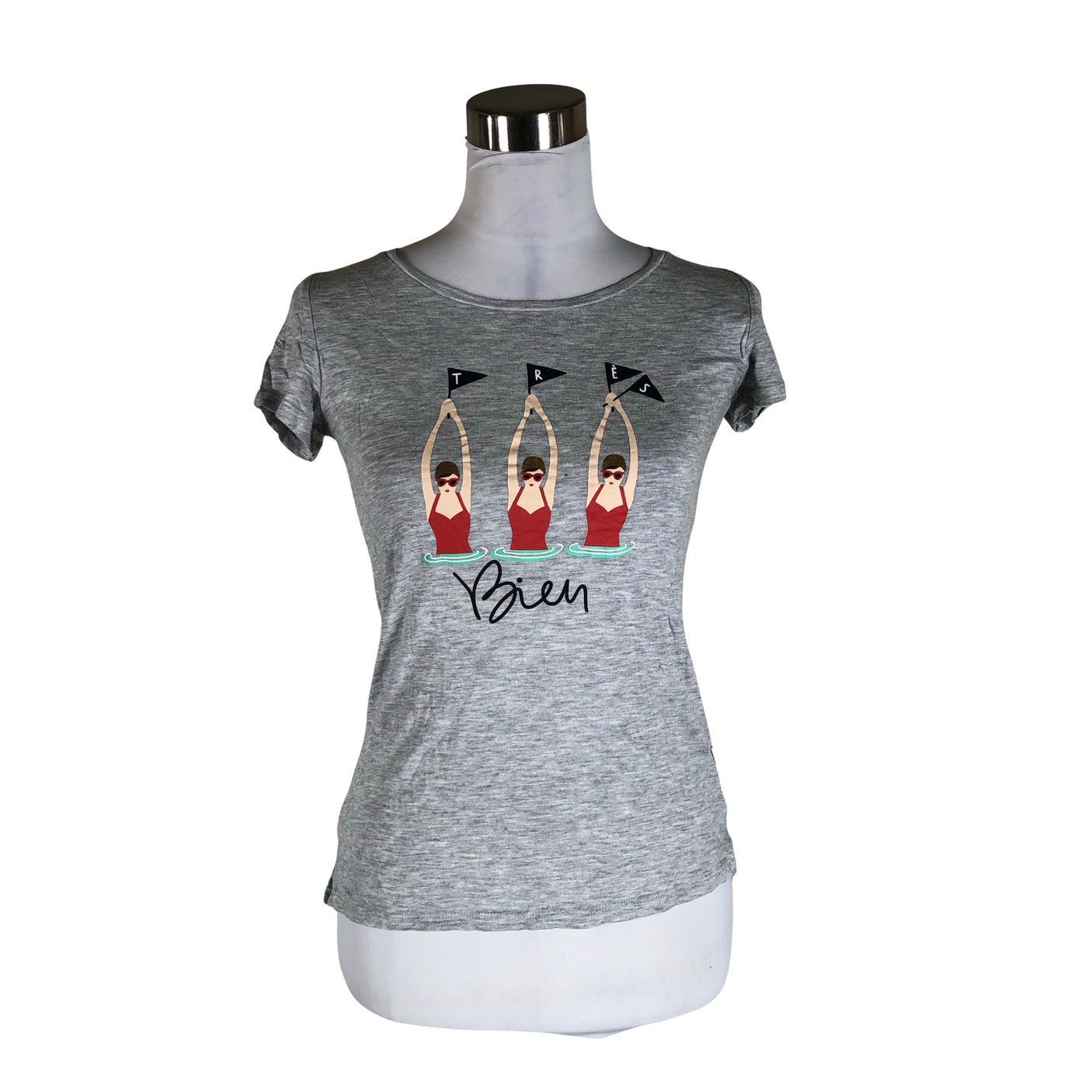 Unisex Holly & Whyte by Lindex - T-shirt, size 34 - Gray (1)