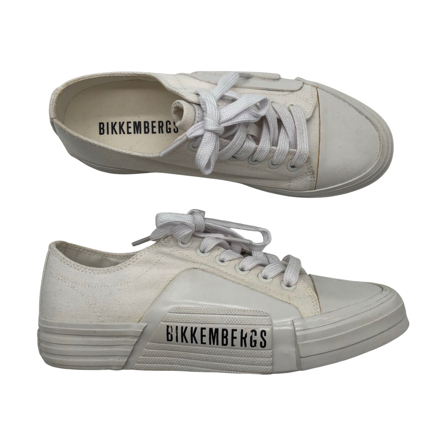 Unisex Bikkembergs - Casual sneakers, size 37 - White (1)
