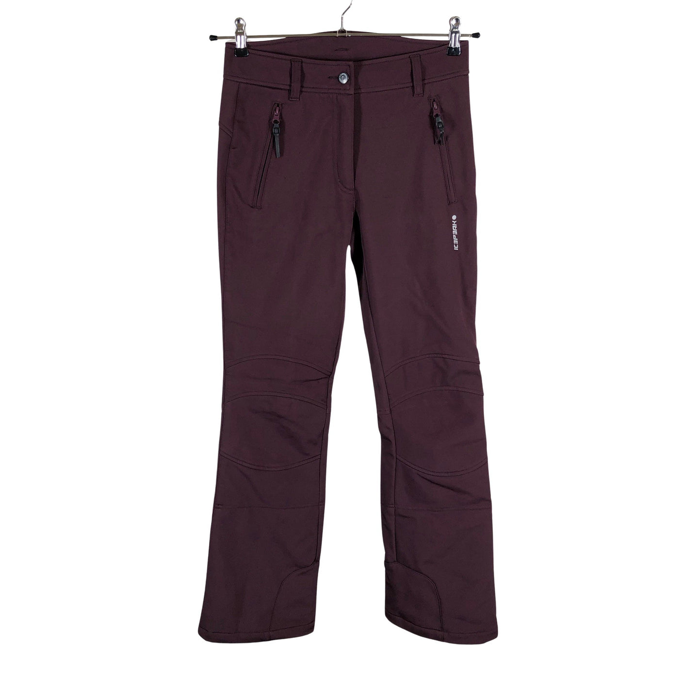 Unisex Icepeak - Softshell pants, size 36 - Wine red (1)