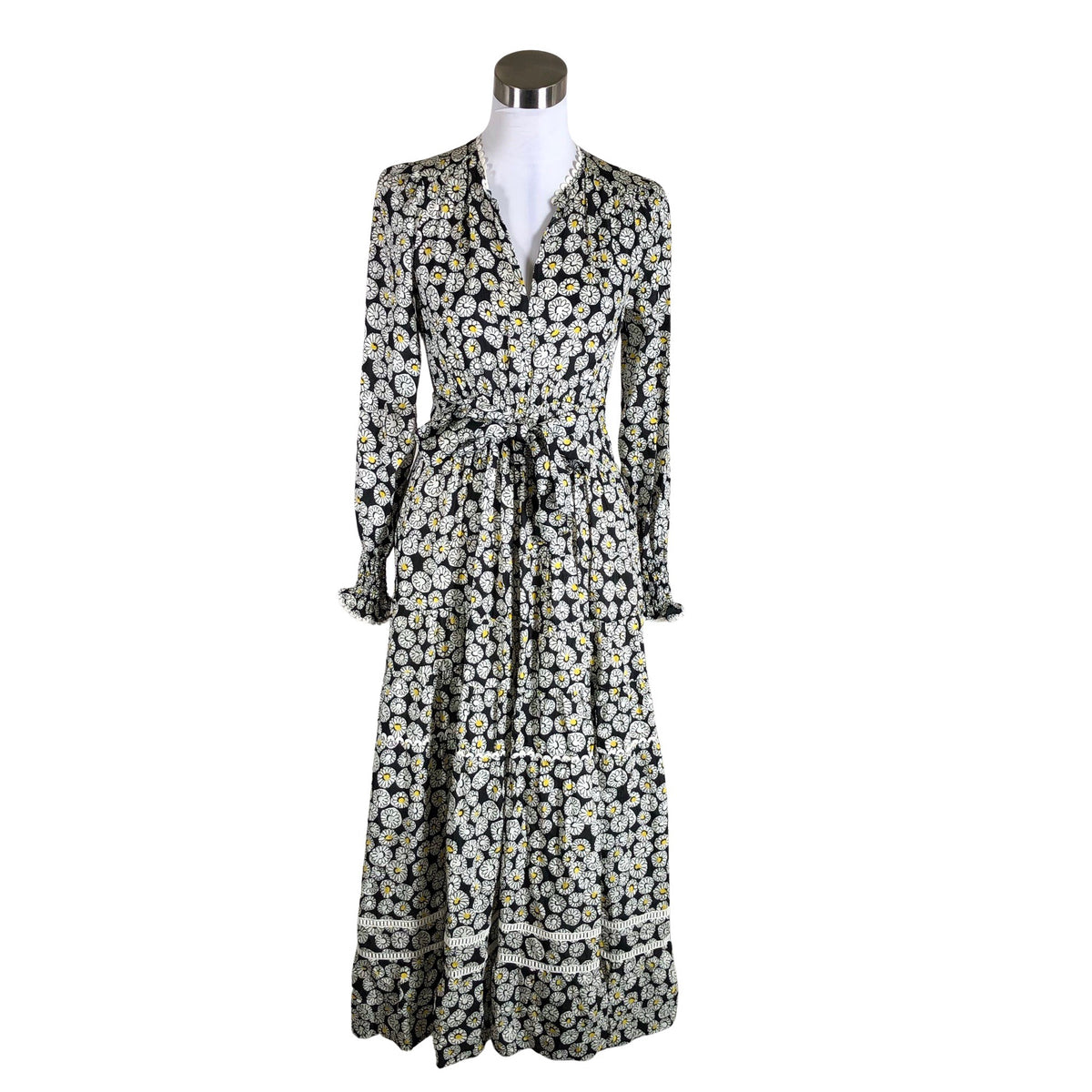 Unisex ME+EM - Schiffon dress, size 36 - Black (1)
