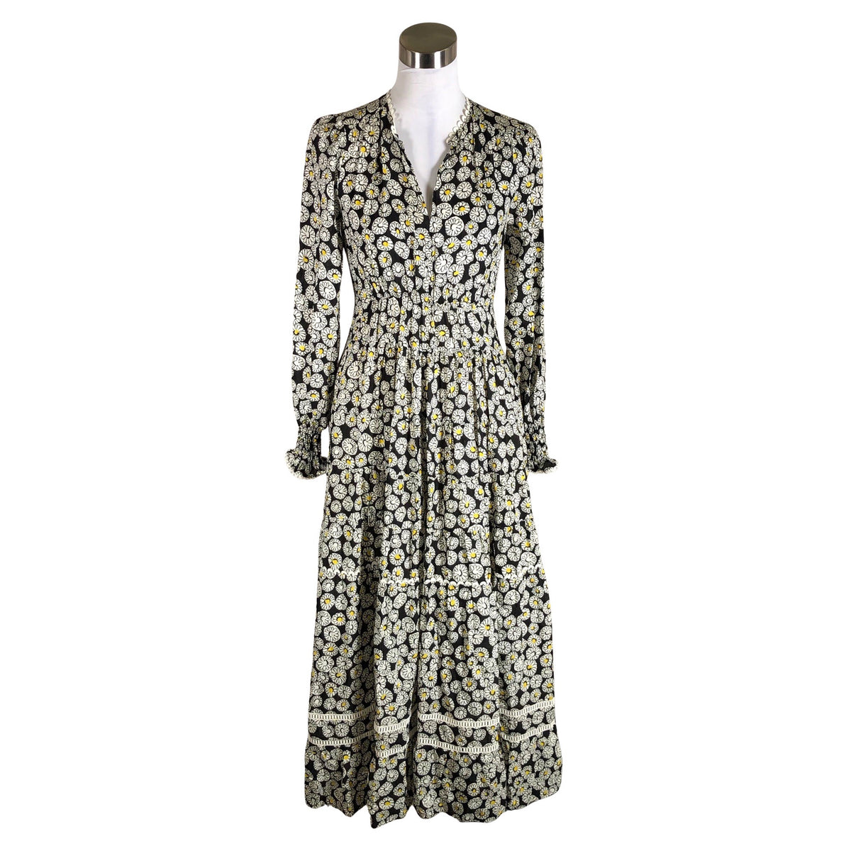 Unisex ME+EM - Schiffon dress, size 36 - Black (3)