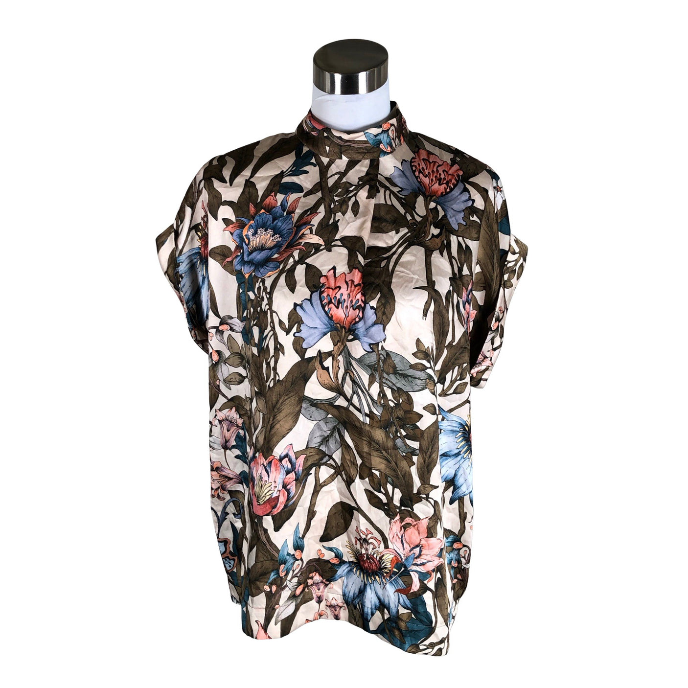 Unisex Dante 6 - Short-sleeved blouse, size 38 - Beige (1)