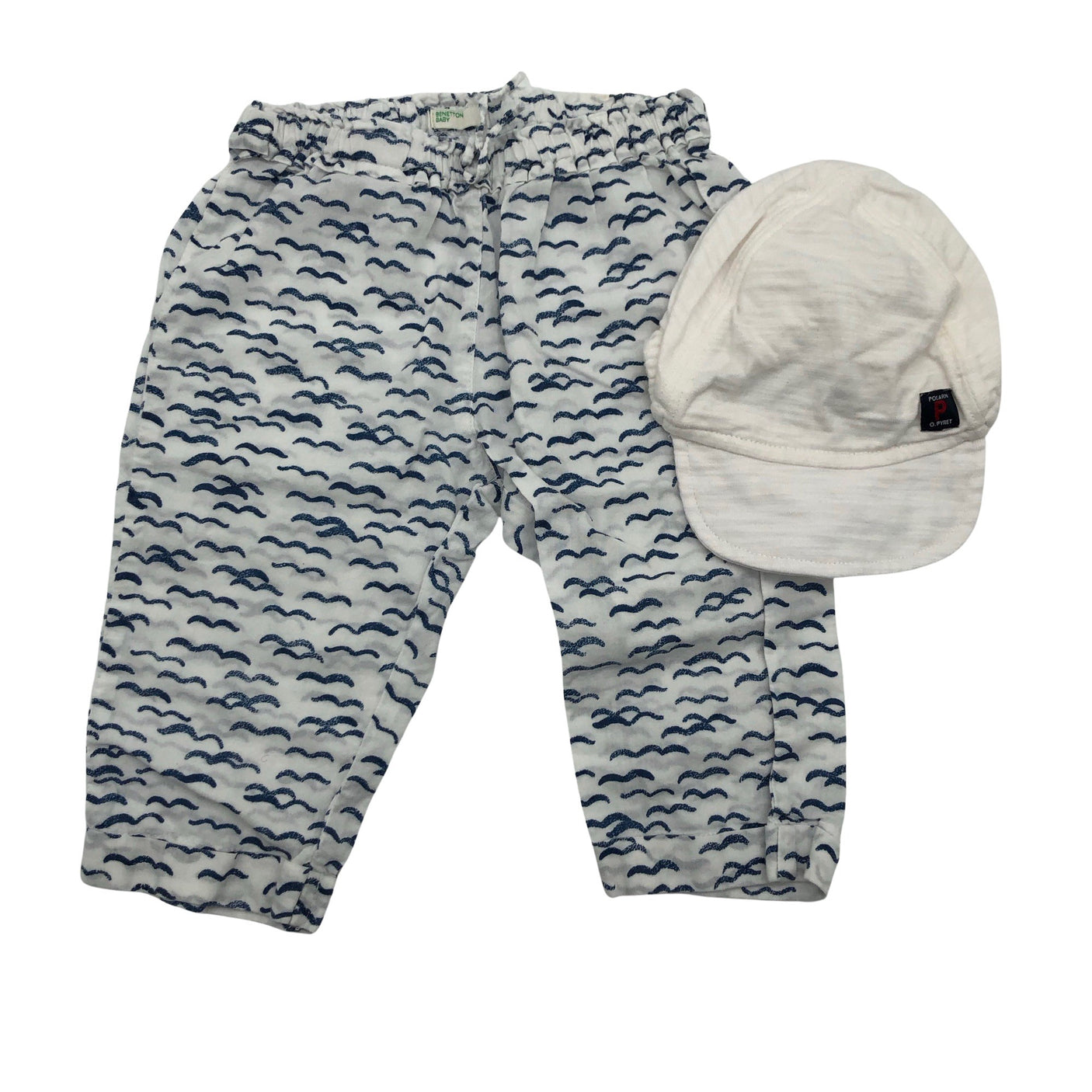 Unisex Polarn O. Pyret - Cap, size 42 - 44 cm - White (1)