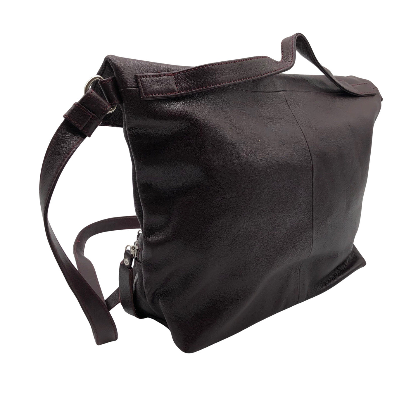 Unisex Lumi - Handbag, size Midi - Wine red (3)