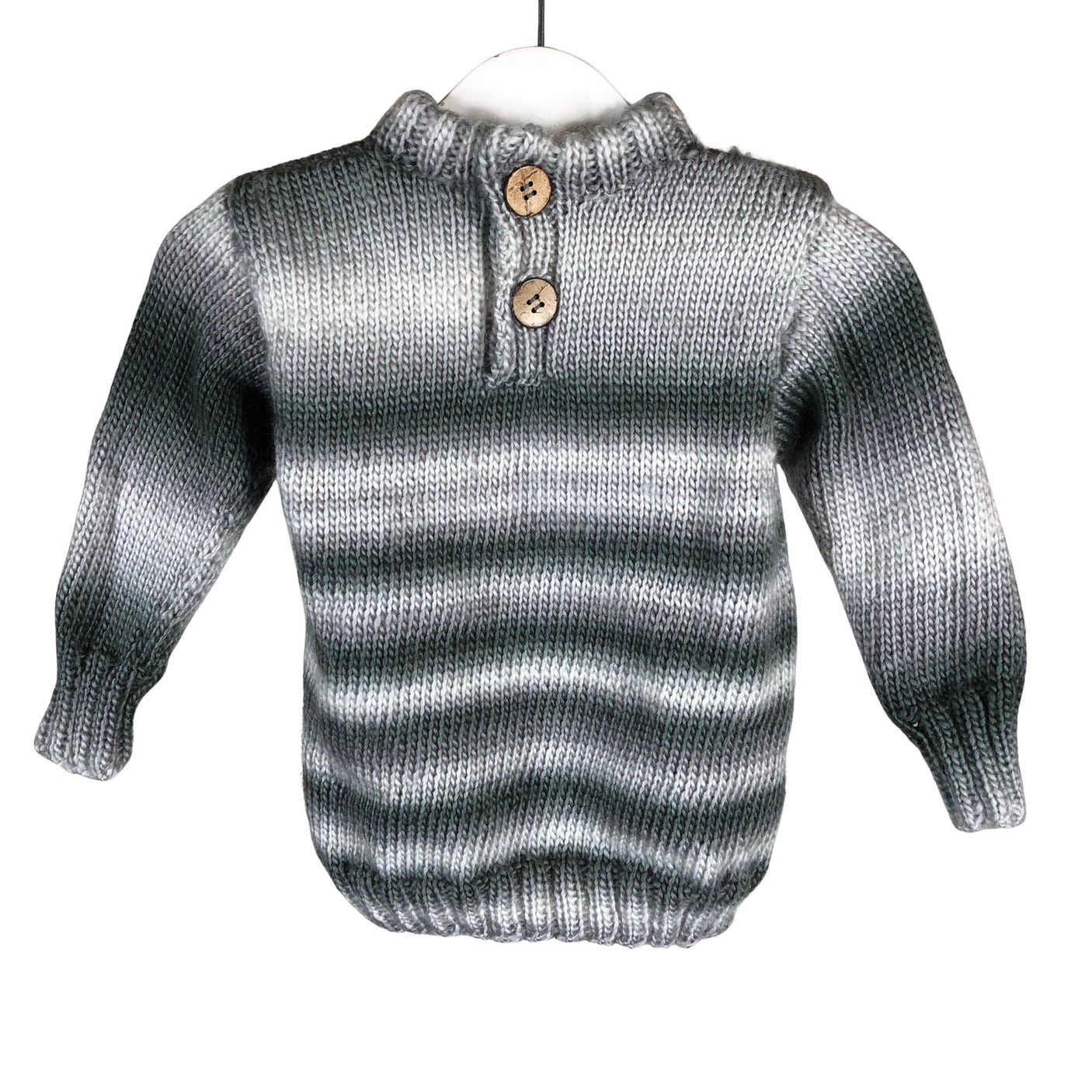 Unisex Handmade - Sweater, size 98 - 104 - Gray (2)