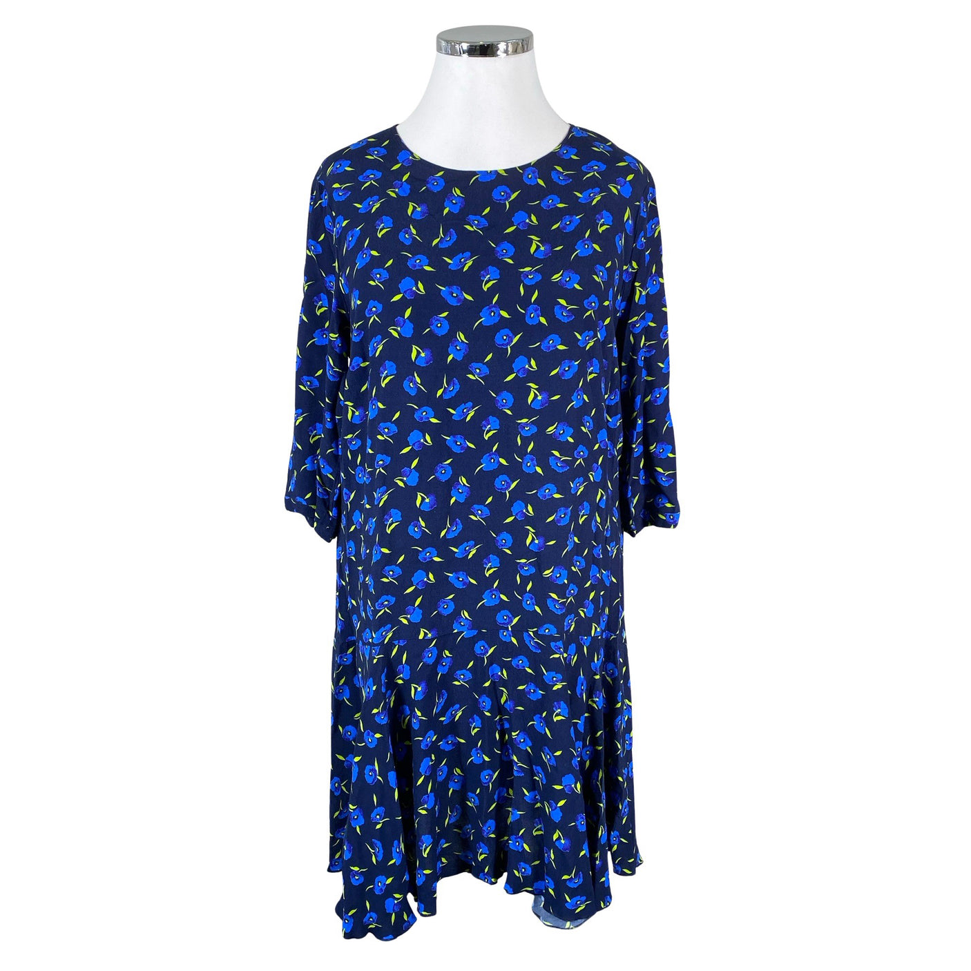 Unisex Kuusama - Schiffon tunic, size 42 - Blue (1)