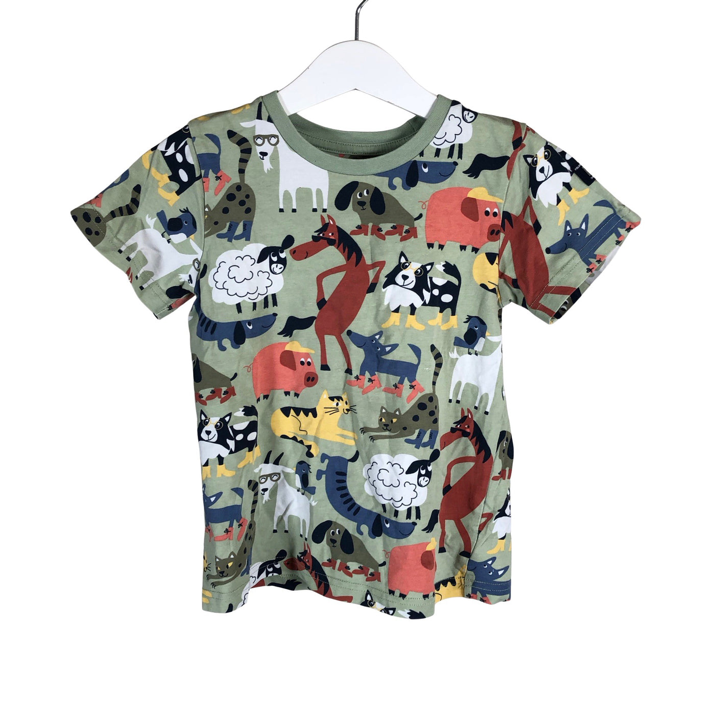 Unisex Polarn O. Pyret - T-shirt, size 98 - 104 - Green (1)