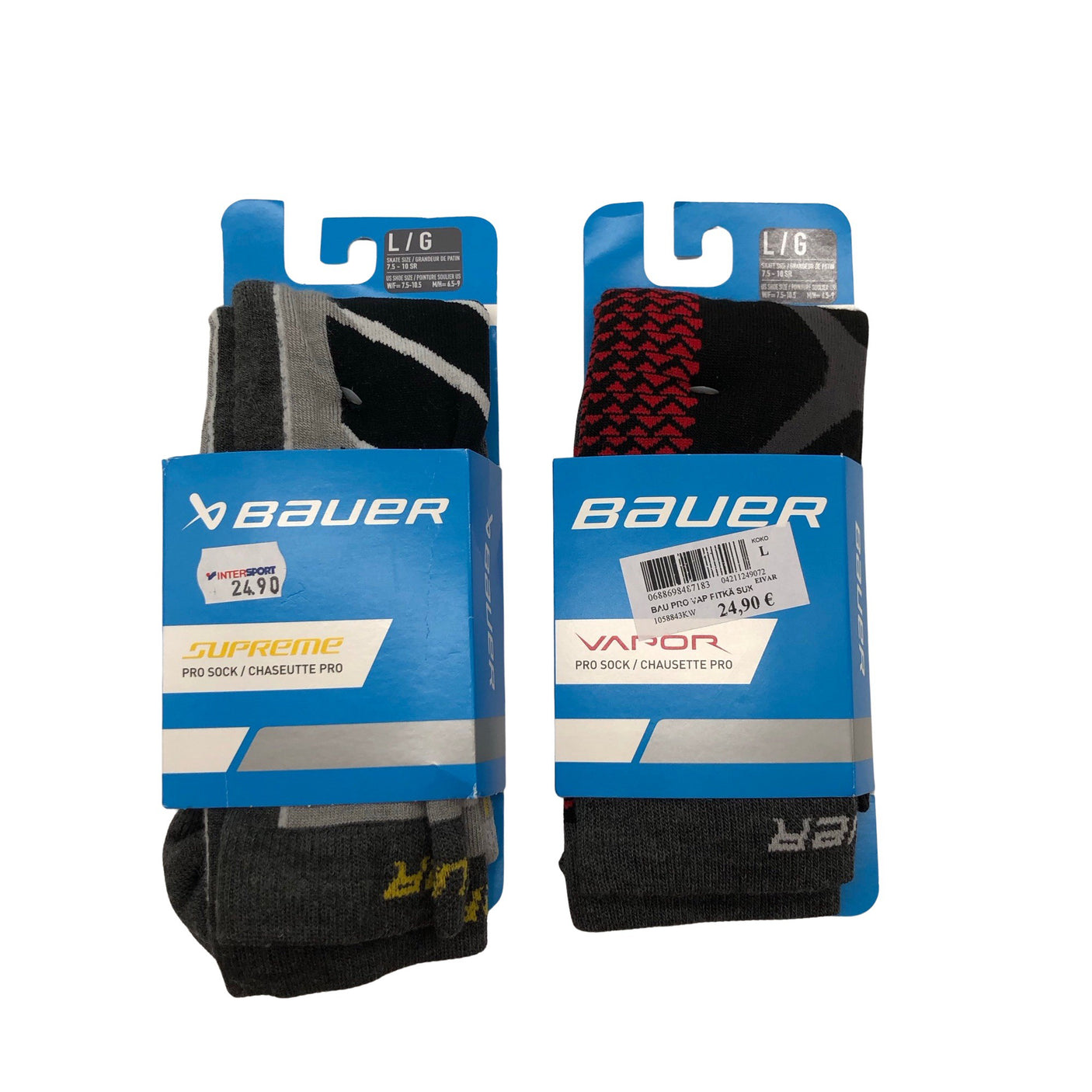 Unisex Bauer - Socks, size 43 - Black (1)