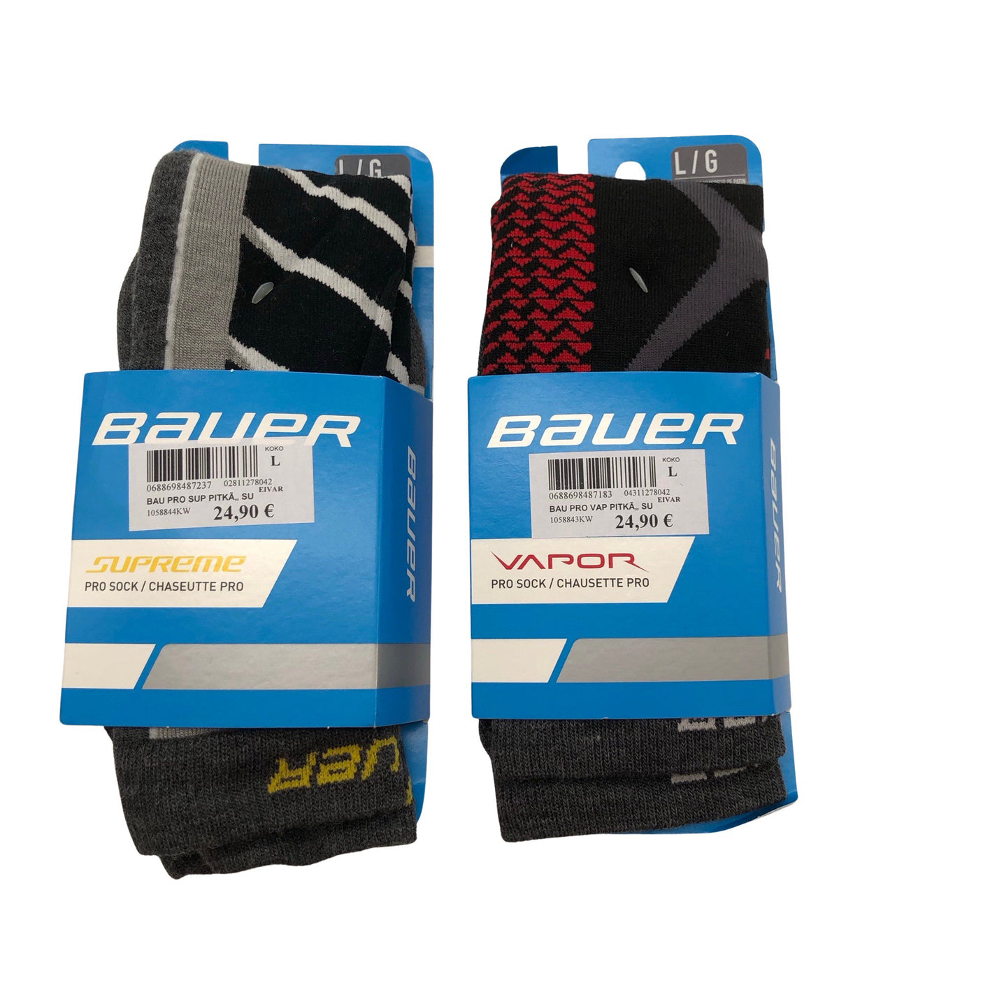 Unisex Bauer - Socks, size 43 - Black (1)