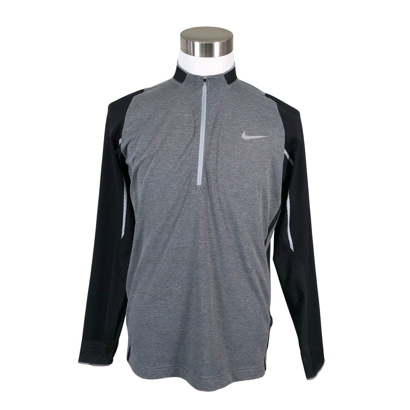 Unisex Nike - Sports shirt, long sleeve, size M - Gray (1)