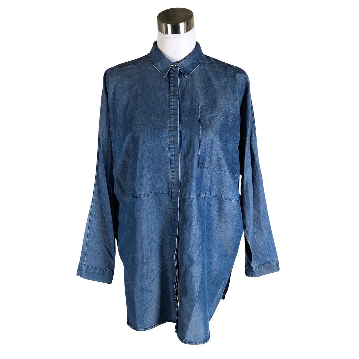 Unisex Minimum - Denim shirt, size 40 - Blue (1)