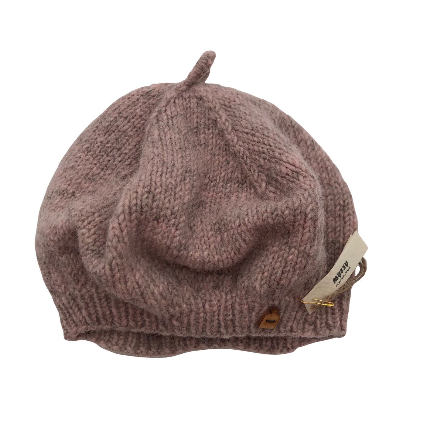 Unisex Myssyfarmi - Winter beanie, size 52 - 54 cm - Light pink (1)