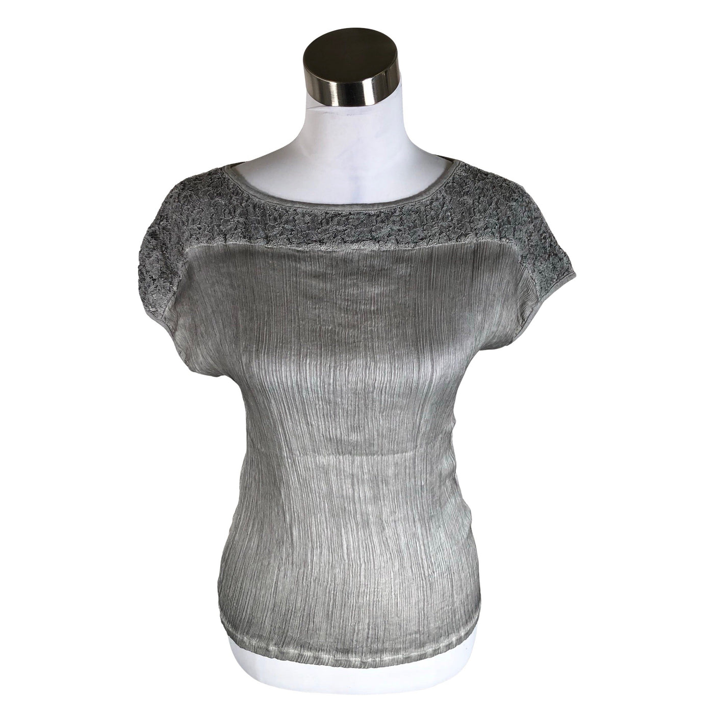 Unisex Project AJ117 Copenhagen - Short-sleeved blouse, size 36 - Gray (1)