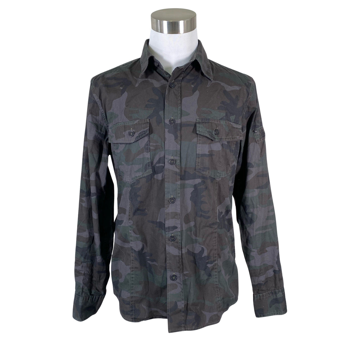 Unisex Brandit - Collared shirt, size L - Gray (1)