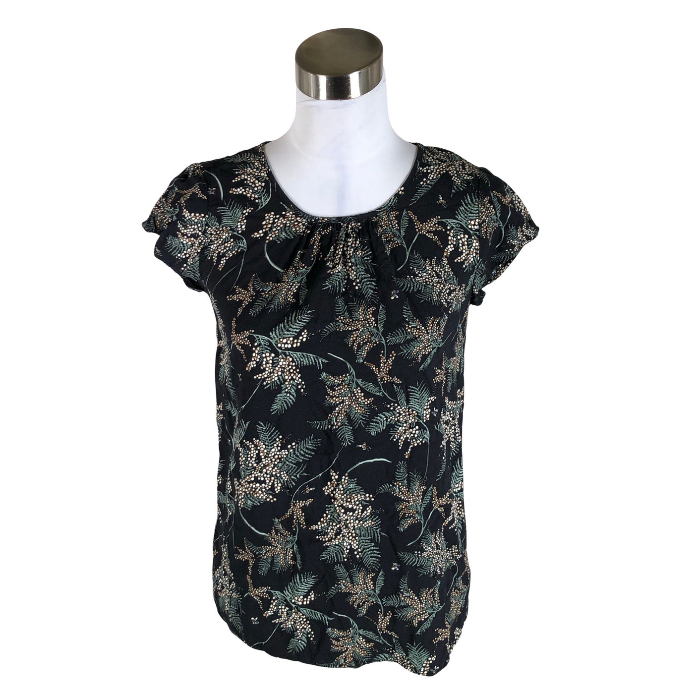 Unisex Soyaconcept - Short-sleeved blouse, size 36 - Black (1)