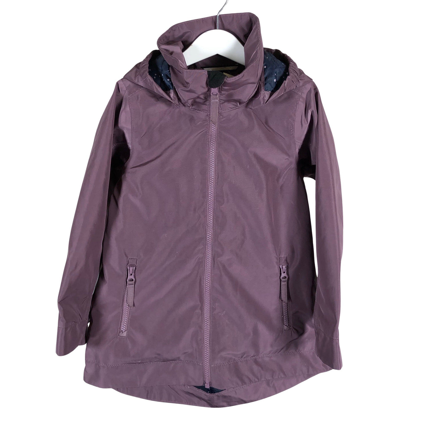 Unisex Polarn O. Pyret - Spring/Fall jacket, size 116 - 122 - Violet (1)