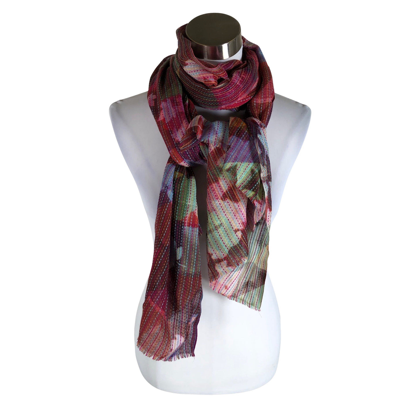 Unisex Oilily - Scarf, size Maxi - Wine red (1)