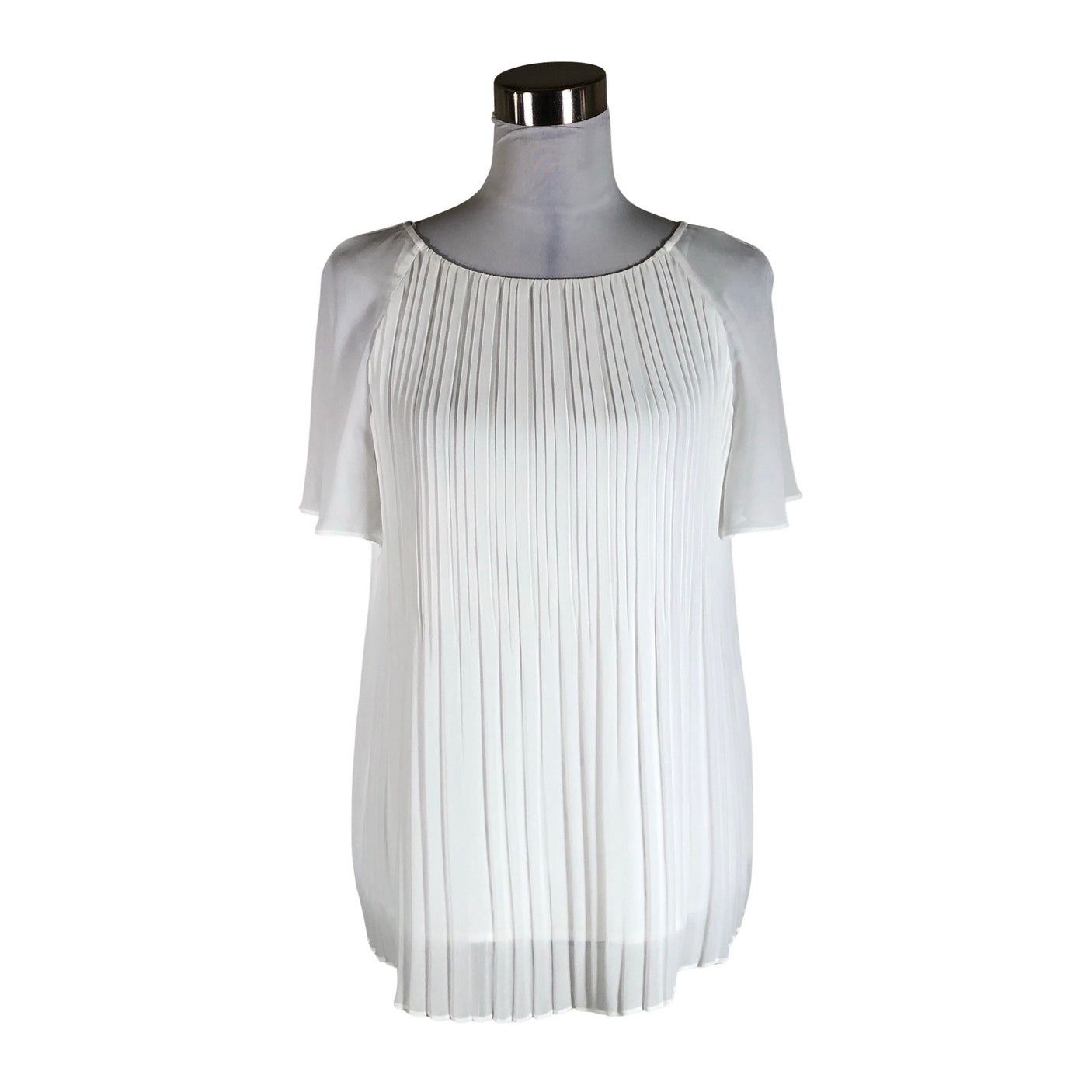 Unisex s.Oliver - Short-sleeved blouse, size 40 - White (1)