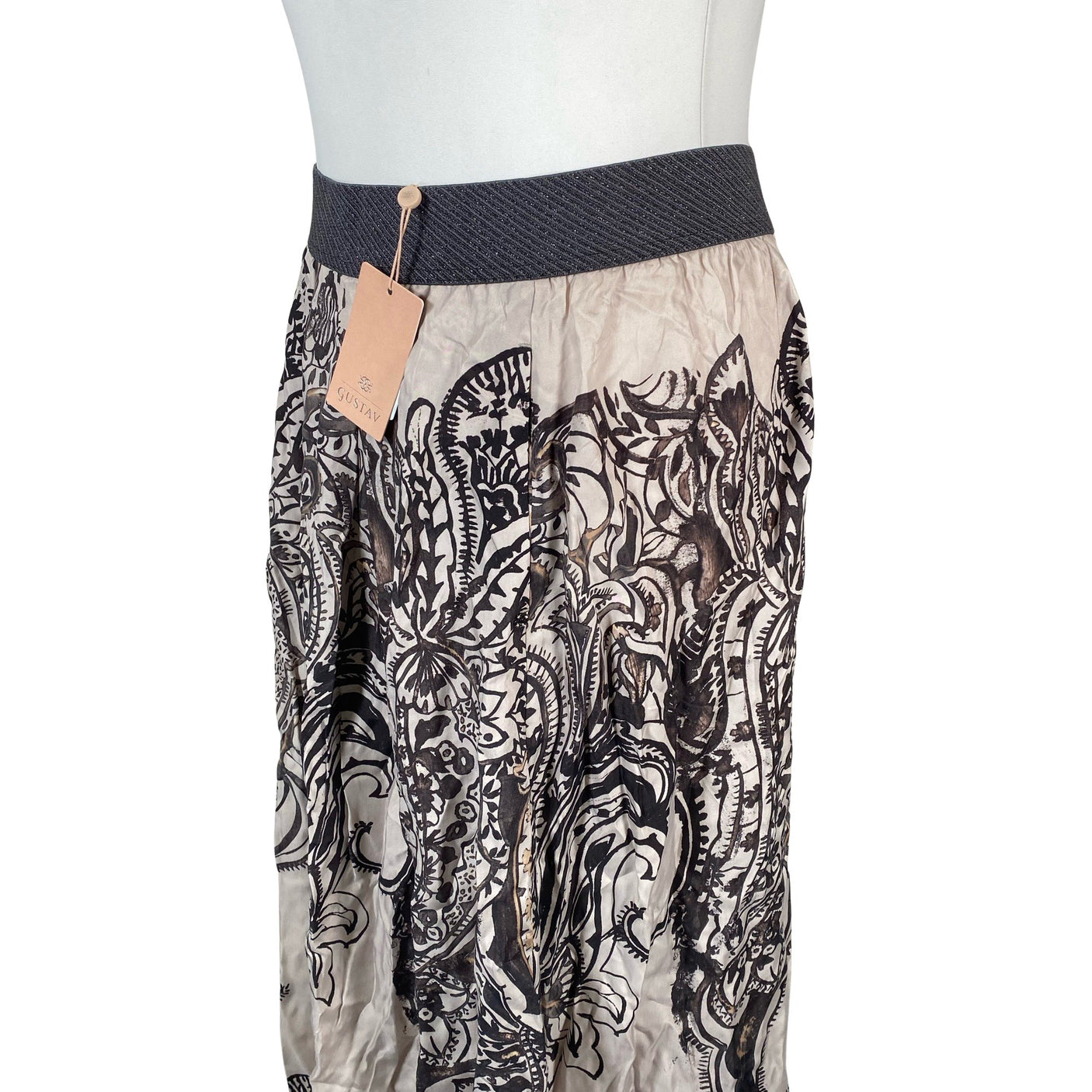 Unisex Gustav - Fabric skirt, size 44 - Gray (3)