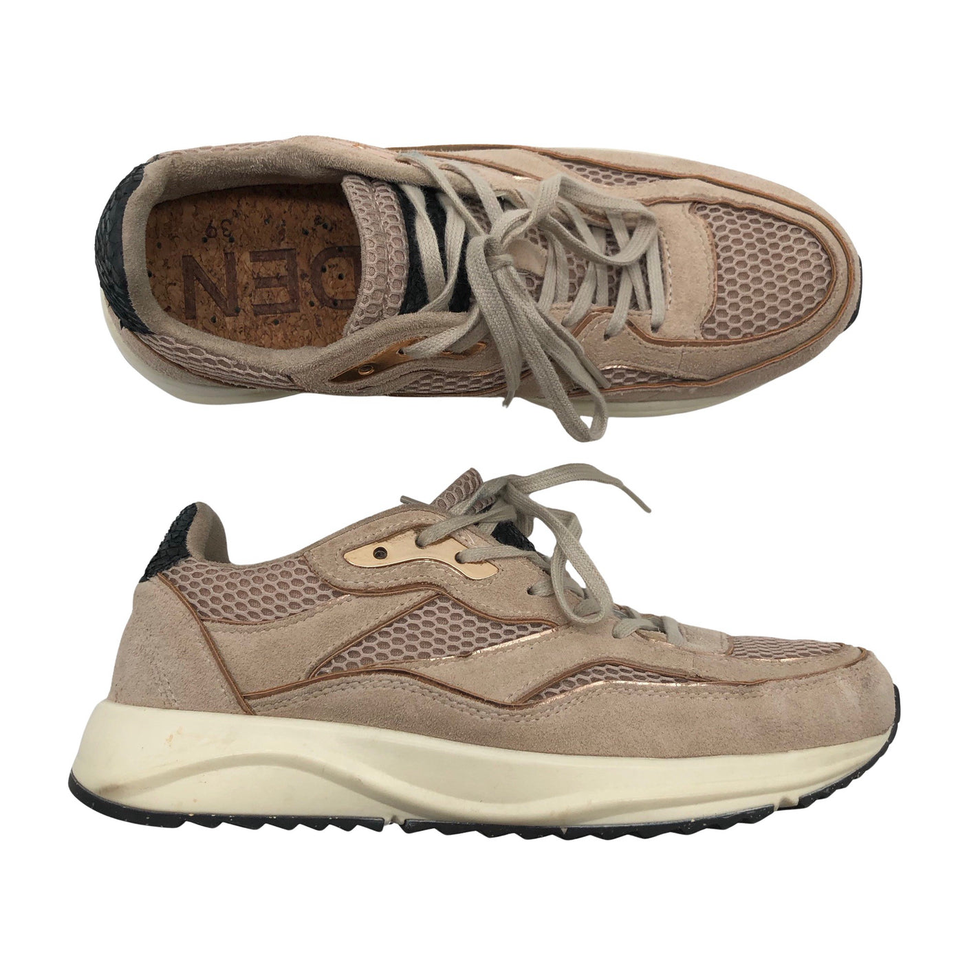 Unisex Woden - Sneakers, size 39 - Beige (1)