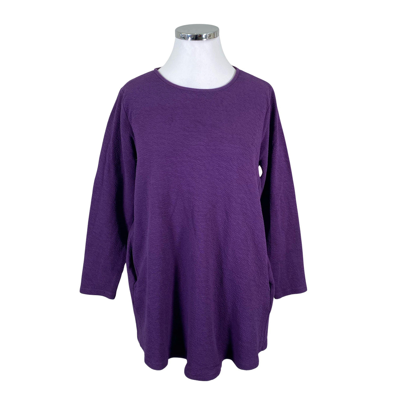 Unisex NOSH - Tricot tunic, size 44 - Violet (1)