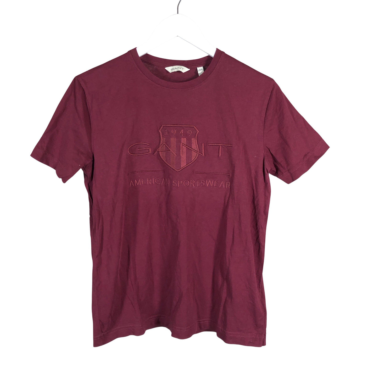 Unisex Gant - T-shirt, size 164 - 170 - Wine red (1)