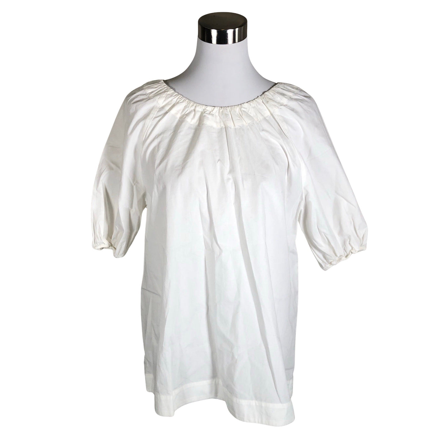 Unisex Papu - Short-sleeved blouse, size 38 - White (1)