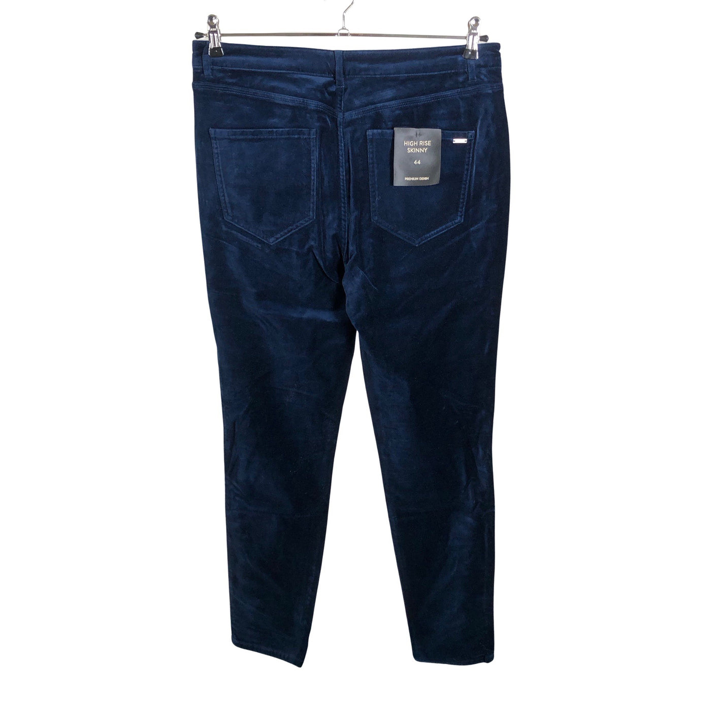 Unisex Massimo Dutti - Velvet pants, size 44 - Blue (2)