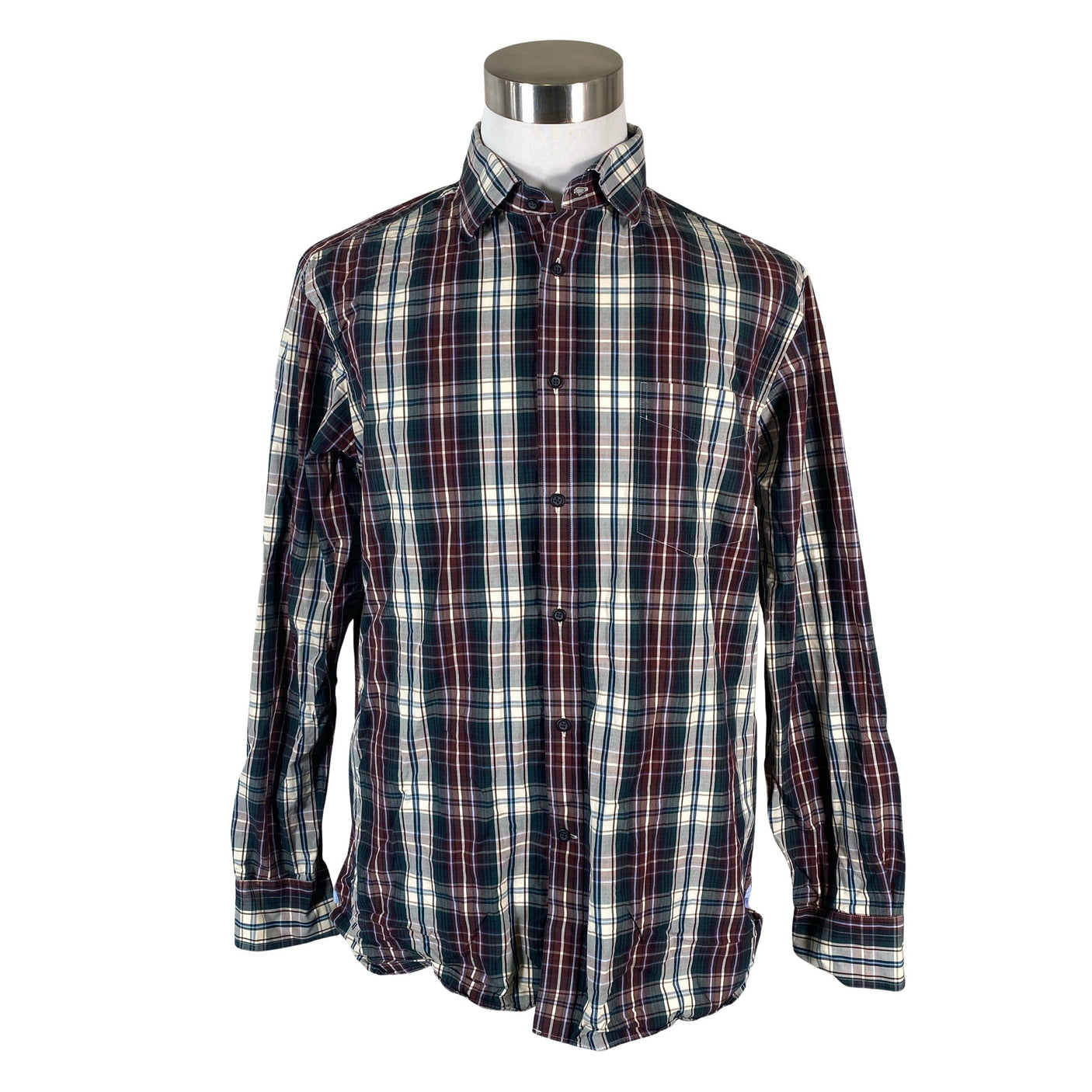 Unisex Hackett - Collared shirt, size XL - Wine red (1)