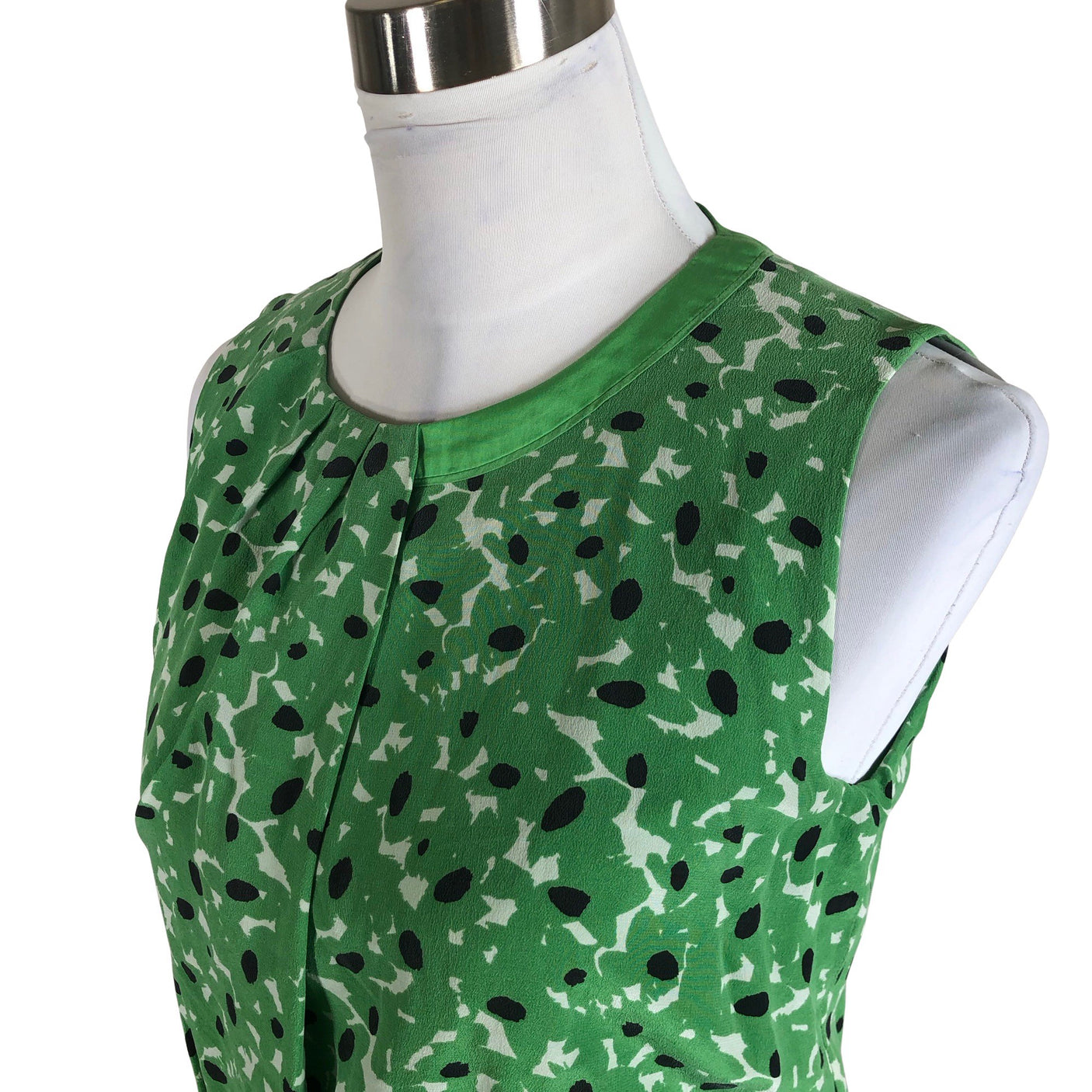 Unisex Benetton - Schiffon dress, size 38 - Green (3)