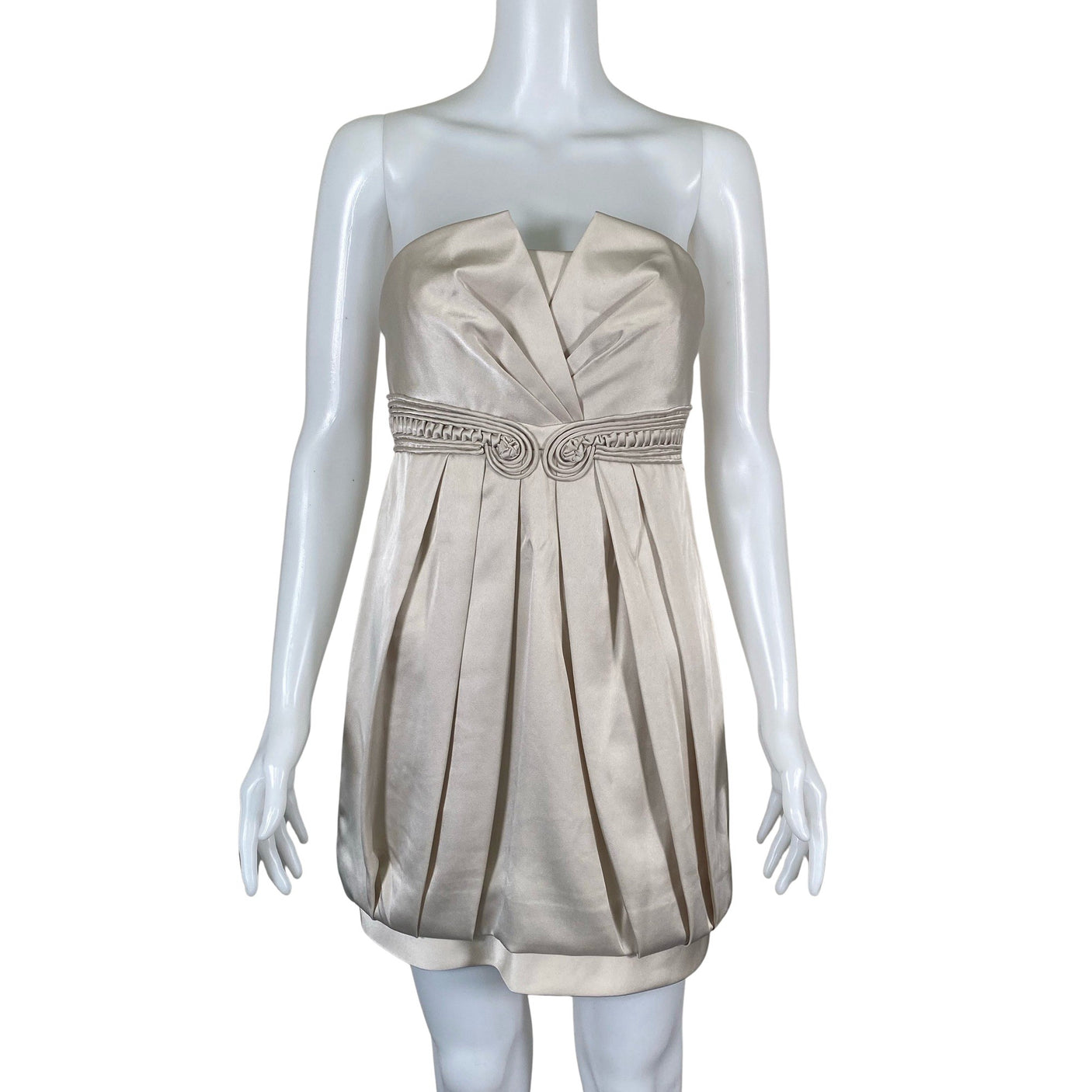 Unisex BCBG Maxazria - Party dress, size 34 - Beige (1)