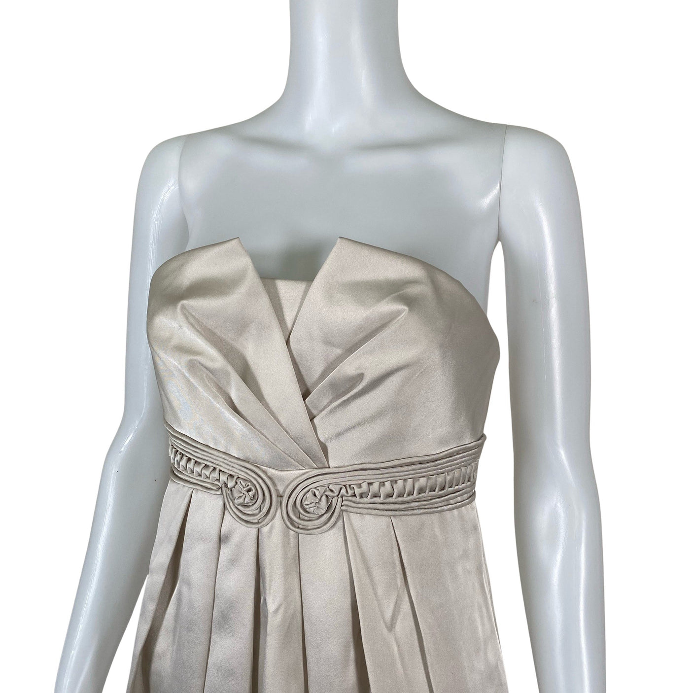 Unisex BCBG Maxazria - Party dress, size 34 - Beige (3)