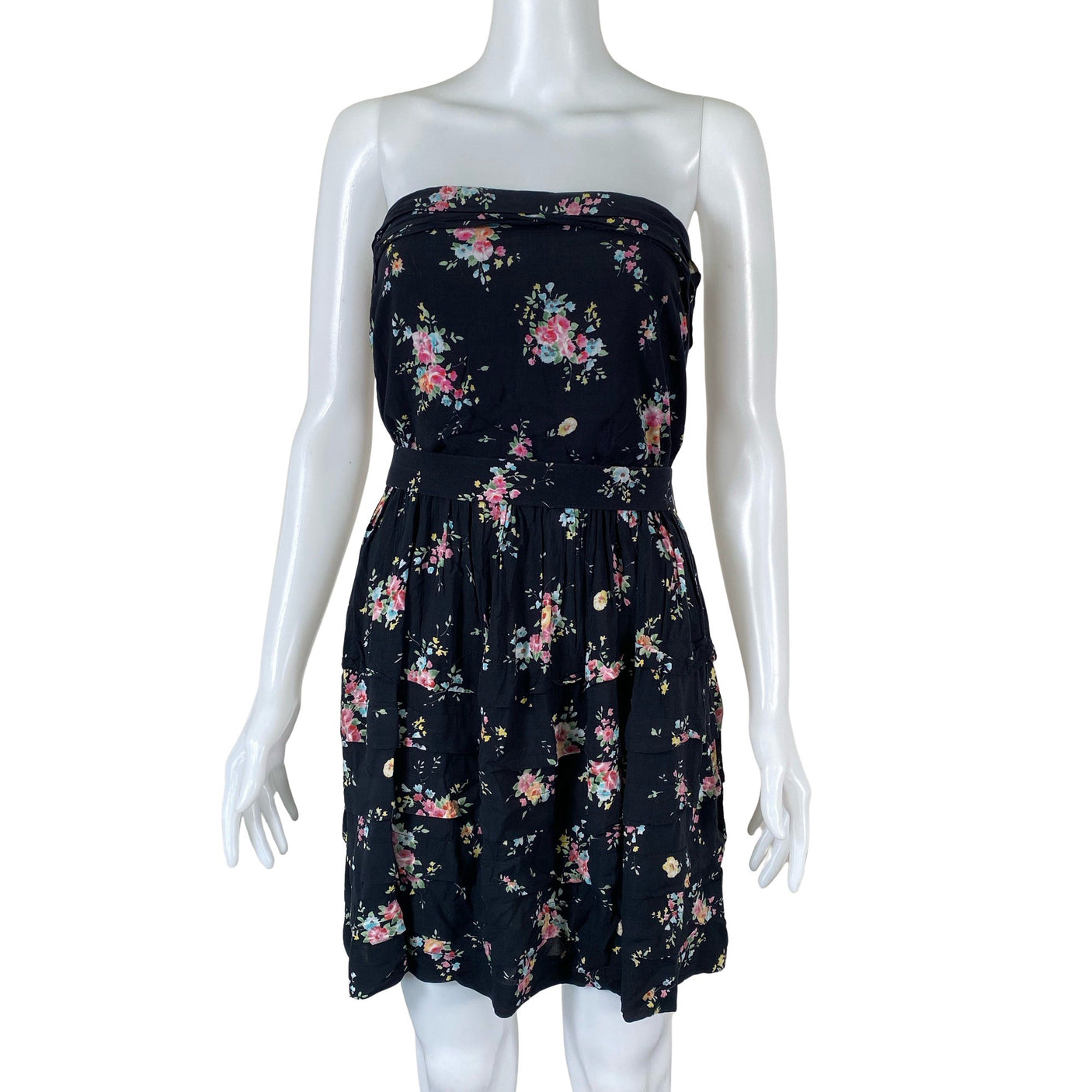 Unisex Sandro Paris - Schiffon dress, size 34 - Black (1)