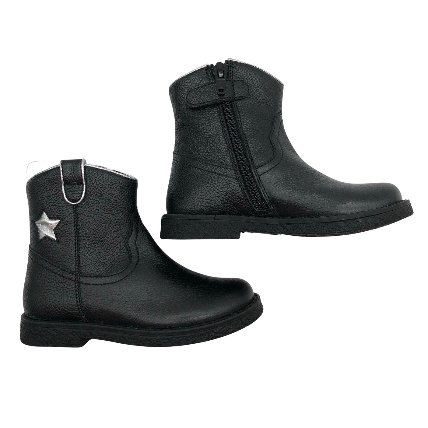 Unisex Nelson - Ankle boots, size 24 - Black (1)