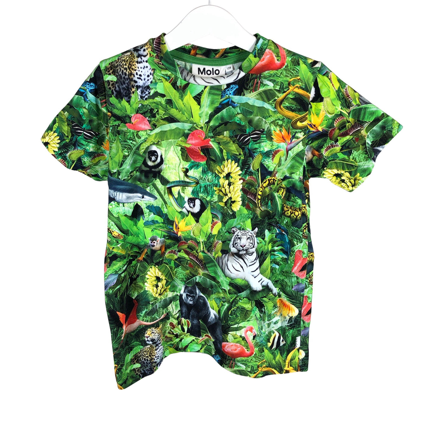 Unisex Molo Kids - T-shirt, size 122 - 128 - Green (1)