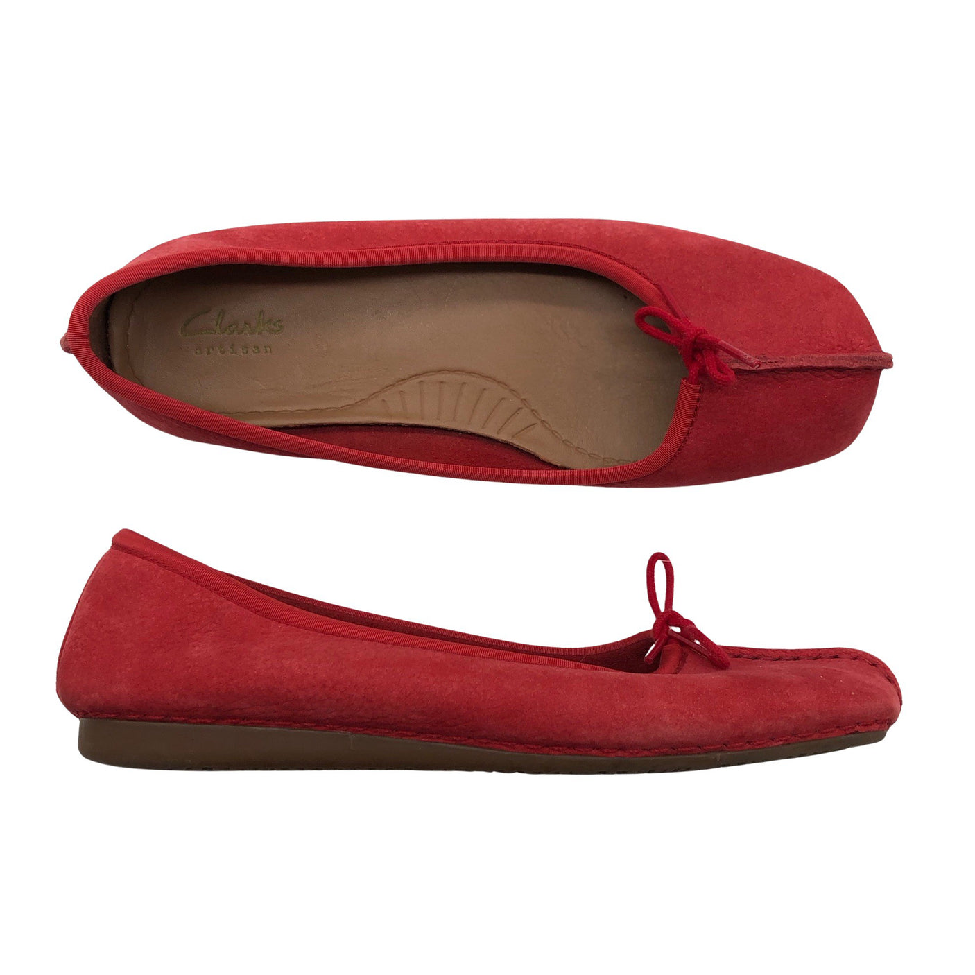 Unisex Clarks - Ballerinas, size 37 - Red (1)