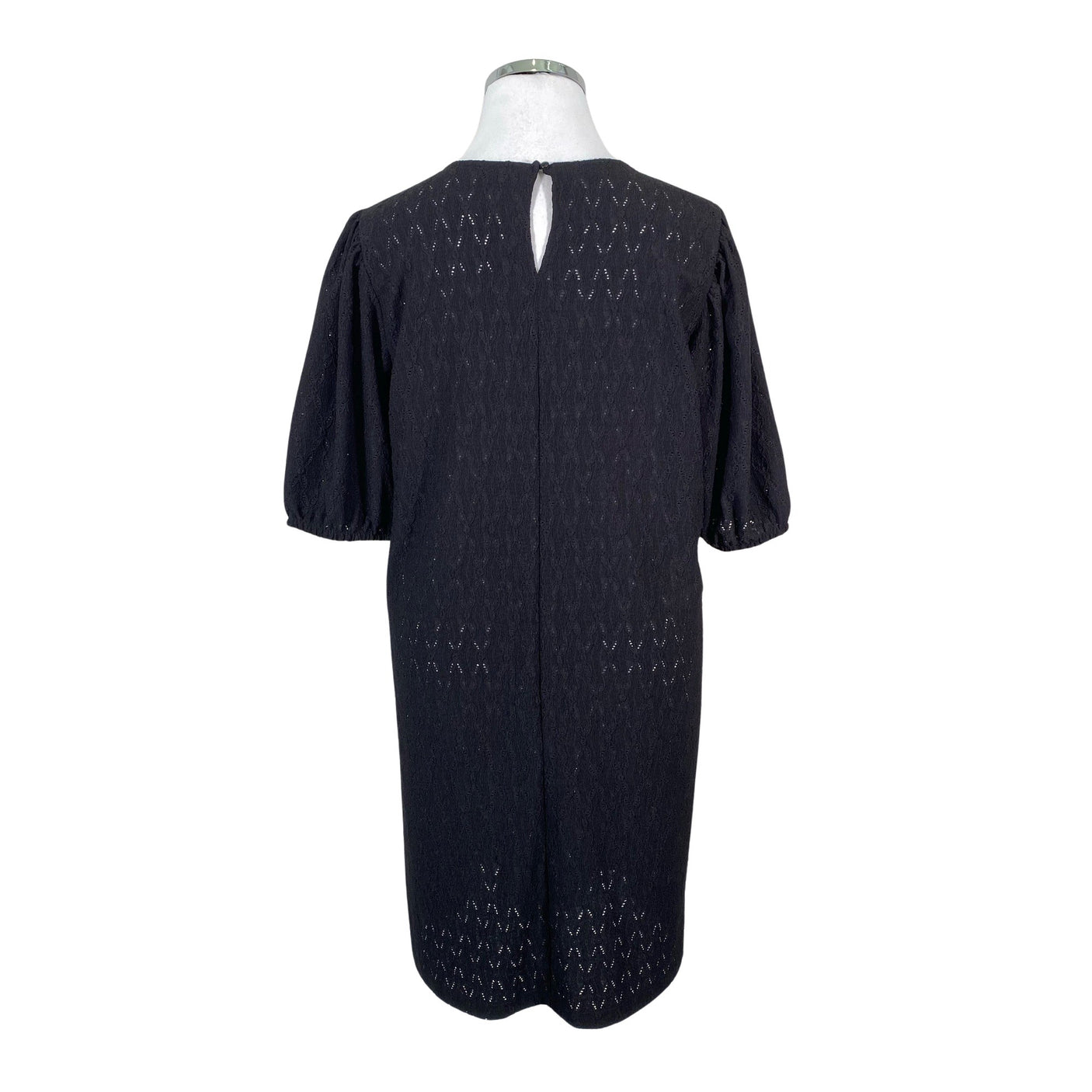 Unisex Zizzi - Tricot dress, size 42 - Black (2)