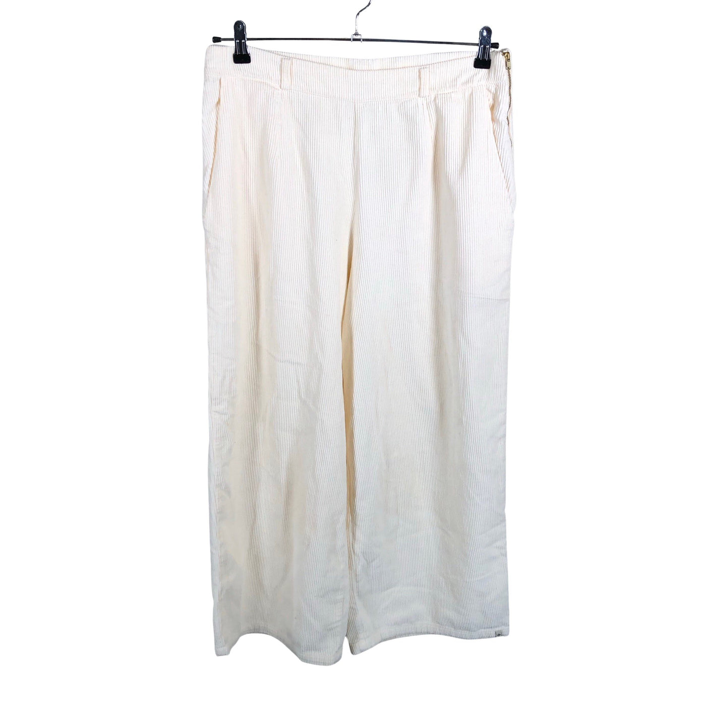 Unisex Kaiko - Velvet pants, size 42 - Natural white (1)