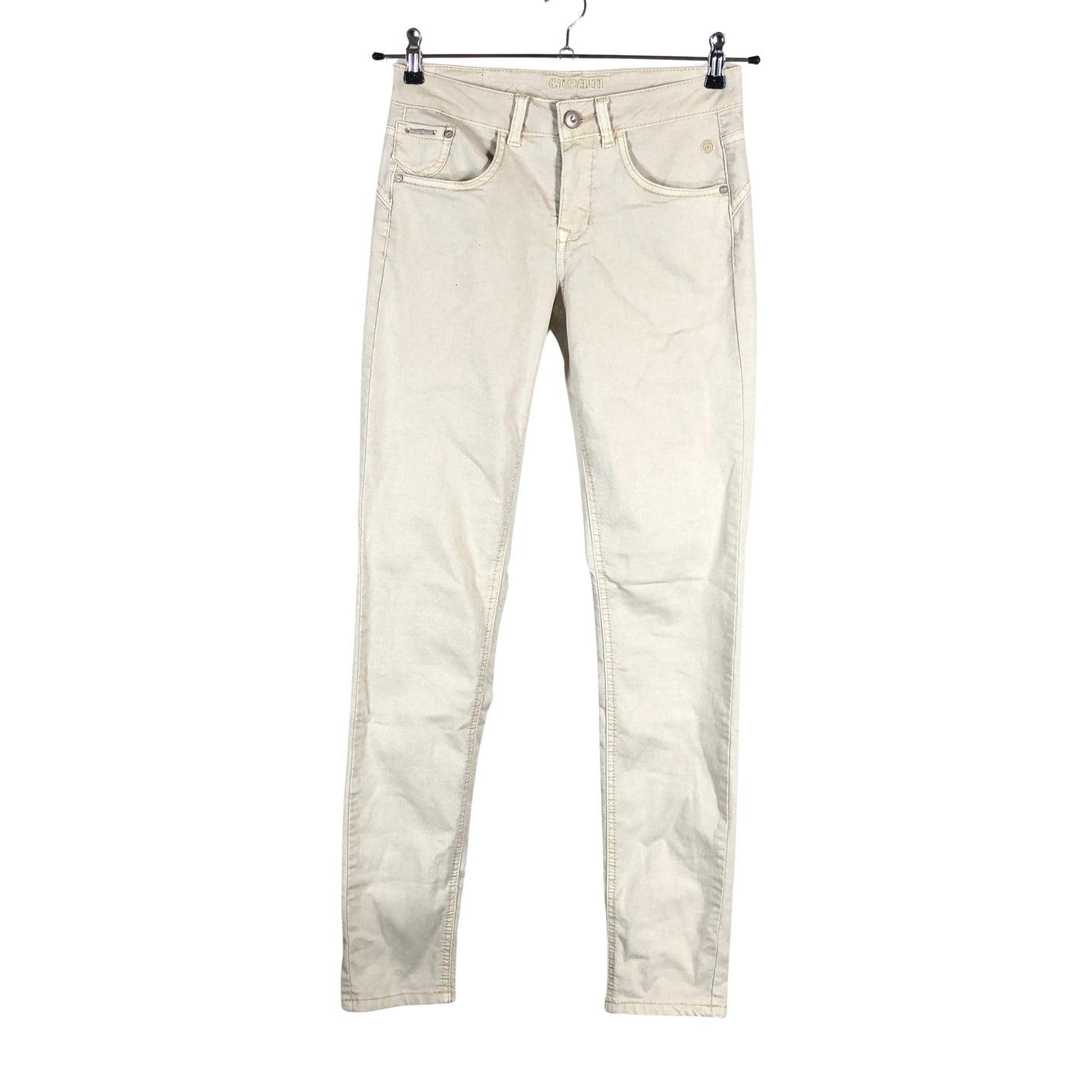 Unisex Cream - Jeans, size W26 - Beige (1)