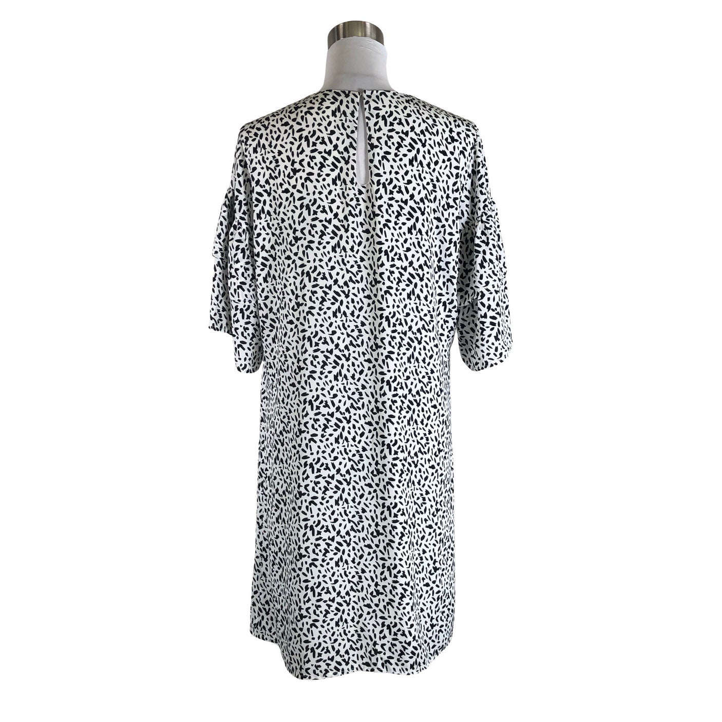 Unisex Selected - Schiffon dress, size 40 - White (2)