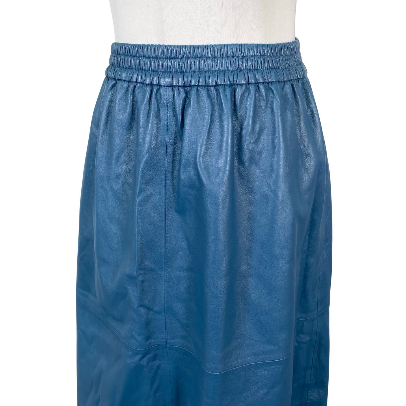 Unisex Minimum - Leather skirt, size 38 - Blue (3)