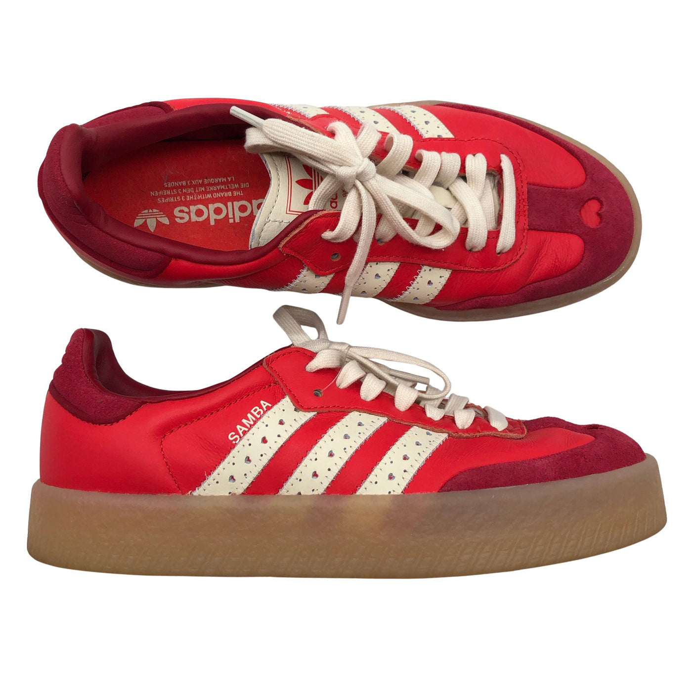 Unisex Adidas - Casual sneakers, size 40 - Red (1)